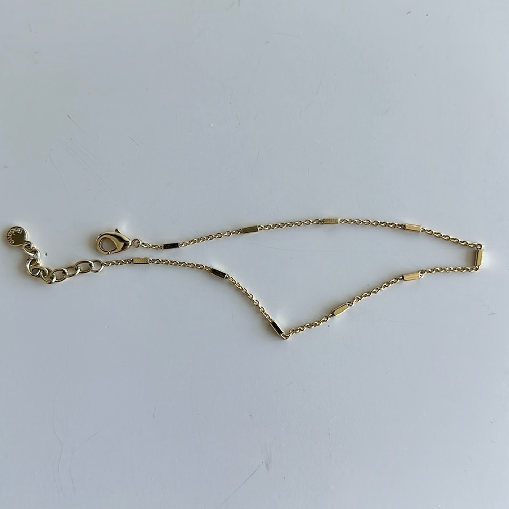 Tatum Anklet gold plated Gorjana